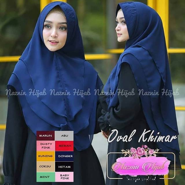Hijab oval khimar termurah