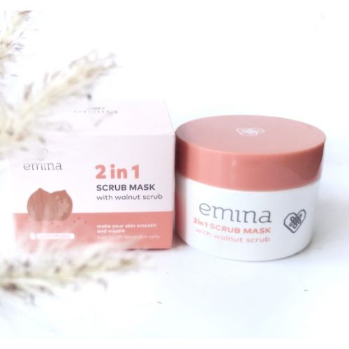 Emina 2 in 1 Scrub Mask 50ml