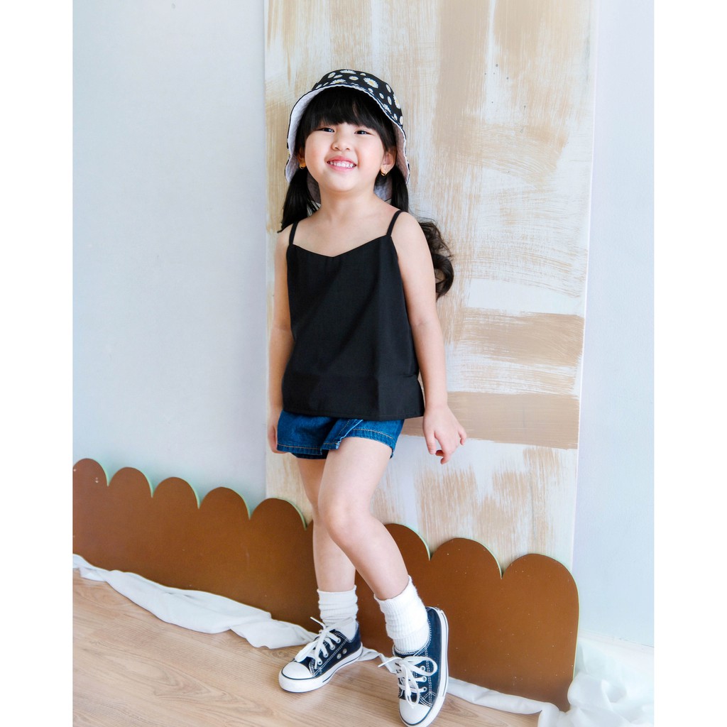 FEY CAMISOLE | Atasan Anak Perempuan | Tanktop Anak | Tanktop Solid Camisole | Top Anak Perempuan