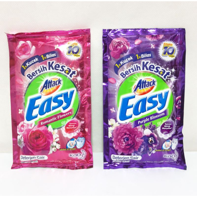 Deterjen Attack Easy Liquid Sachet 42 ml