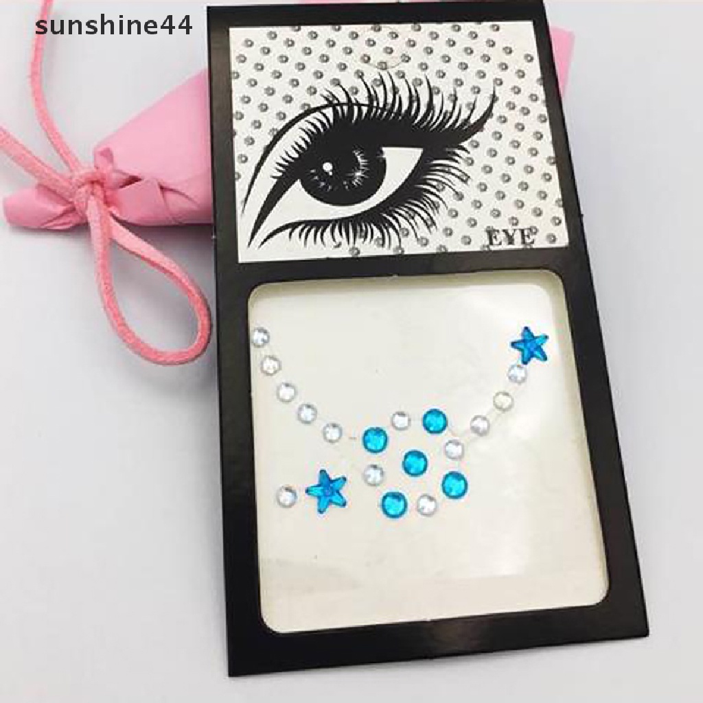 Sunshine Stiker Kristal Glitter Untuk Wajah / Mata / Tubuh