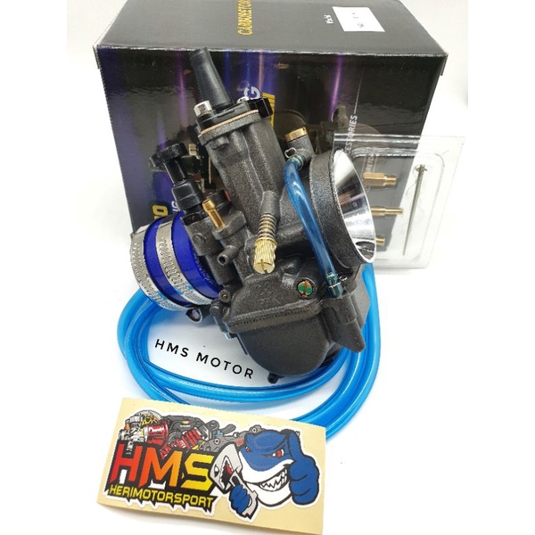Karburator Karbu Pwk Kotak 24 26 28 30 32 34 NGO Black Hitam Silver Setingan Mudah-2