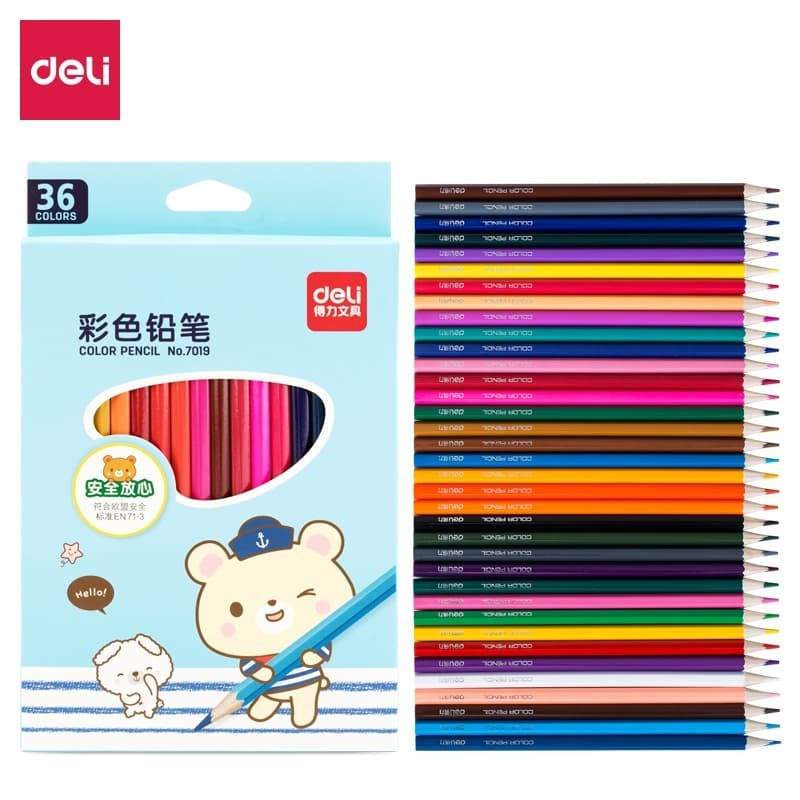 

Deli Pensil warna deli 36 warna - 7019