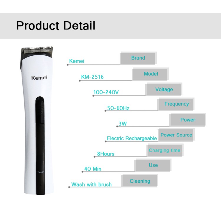 Alat Cukur Serbaguna / Baby Hair Clipper / Kemei Alat Cukur Elektrik Hair Trimmer Shaver - KM-2516