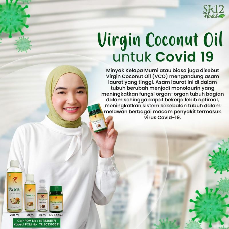 

VCO Minyak Kelapa Murni Sr12 100ml