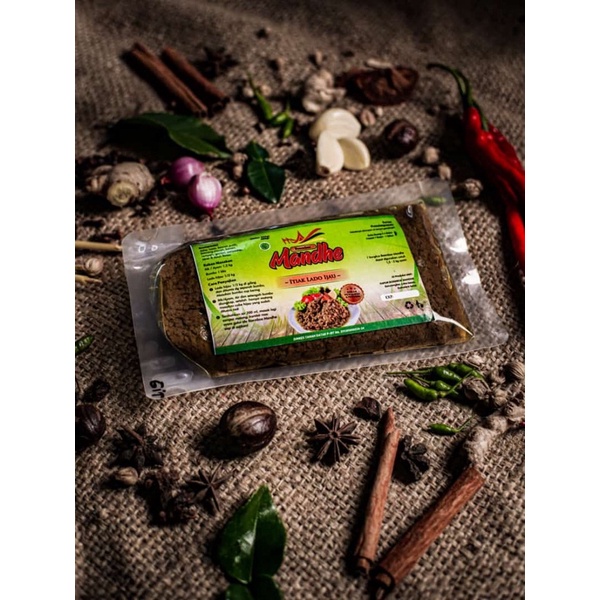 

Boemboe Mandhe Bumbu Itiak/Bebek Lado Hijau Koto Gadang 300gr untuk 1,5kg