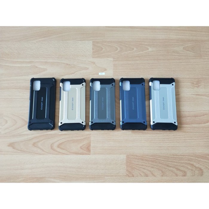 Case HP Hard Spigen Iron - Samsung Galaxy A71 (A715) CasinG Cover