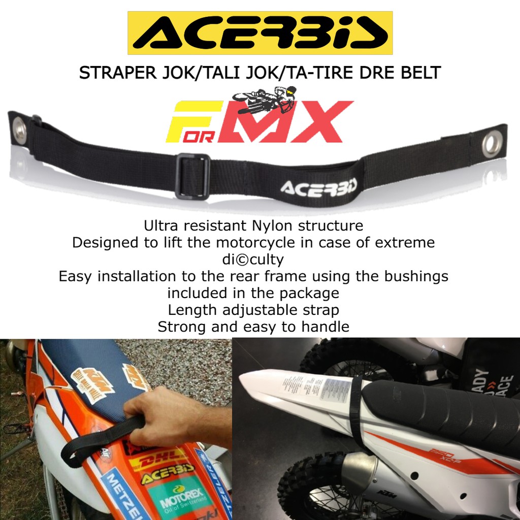 TALI JOK KTM STRAPER JOK ACERBIS TA TIRE DRE BELT TALI JOK HUSQVARNA
