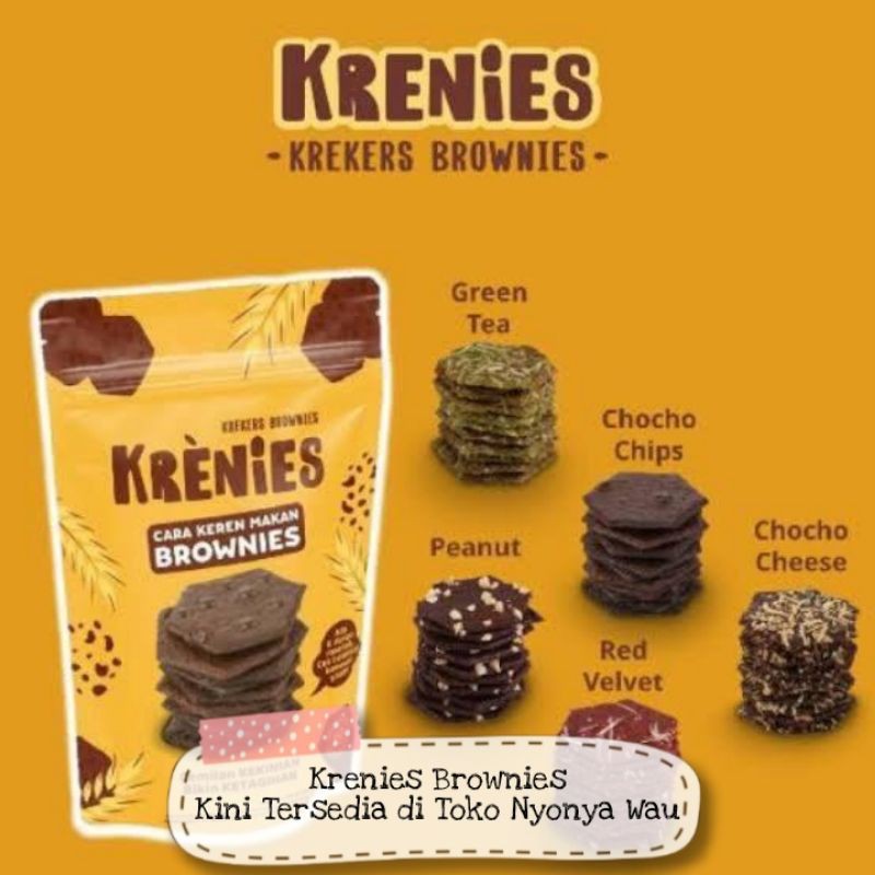 

makanan terlaris brownies kering keripik Krenies Krekers Brownies/ Keripik Brownies TERLARIS ENAK