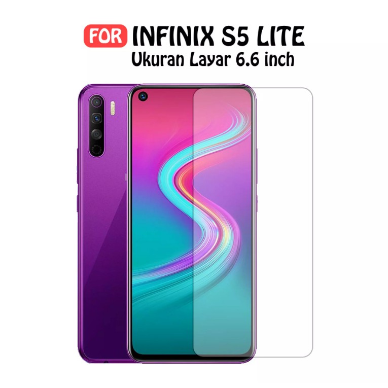 Tempered glass anti gores kaca Infinix S4, Infinix S5, S5 Lite, Infinix Zero 8 screen guard bening