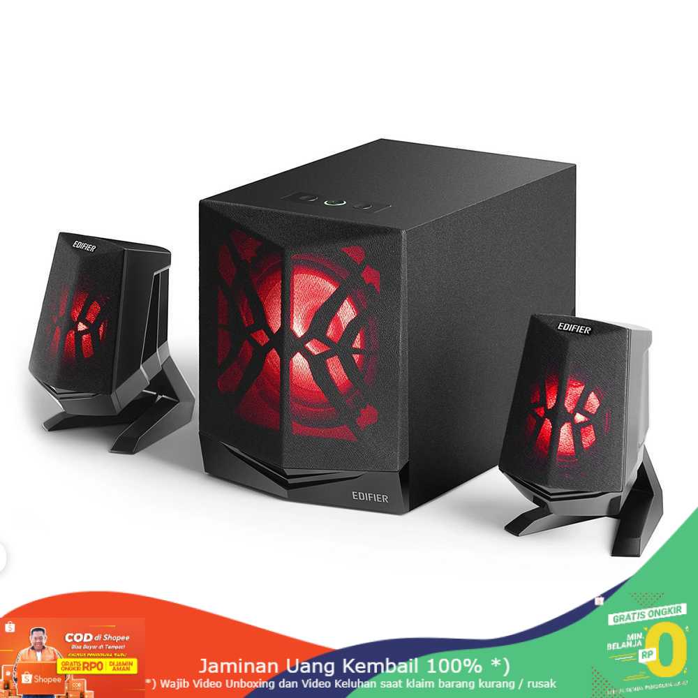 (BISA COD) RVOSTR Edifier 2.1 Multimedia Bluetooth Speaker System LED Lighting - X230