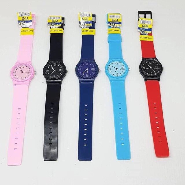 Jam Tangan Q&amp;Q termurah Rubber Angka Rubber candy Karet jam tangan unisex murah QQ Jam Tangan Jelly