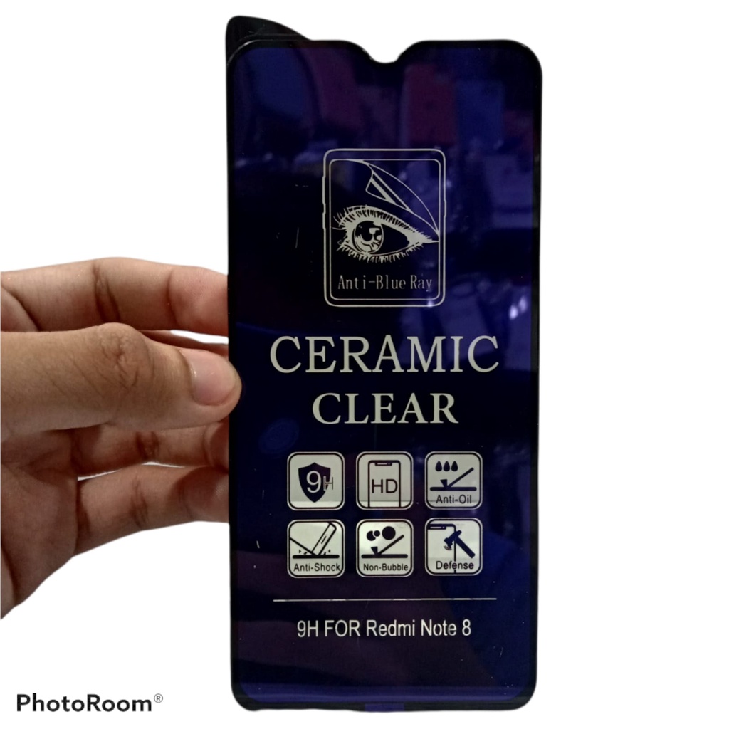 Ceramic CLEAR ANTI BLUE Xiaomi Redmi 7 Redmi note 7 8 8 Pro Screen Protector Full Layar Anti Broken