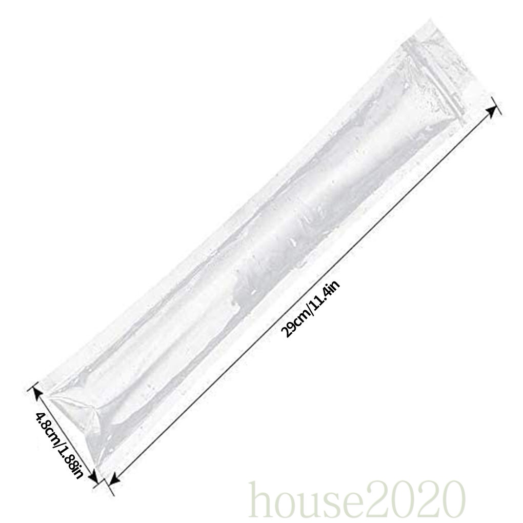 [house2020]20pcs PE Ice Pop Pounch Diy Disposable Ice Cream Mold Bag Sealed Freezer Tube Stick Pocket