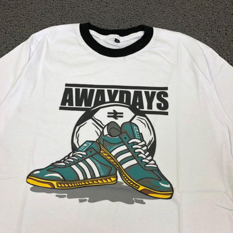 RINGER KAOS AWAYDAYS ADIDAS HIGH QUALITY CASUAL HYPE FASHION PRIA