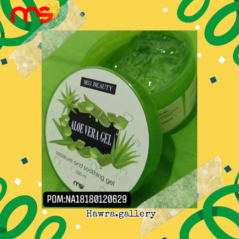 (ORIGINAL MSI)ALOE VERA GEL MSI GEL LIDAH BUAYA BY MSI