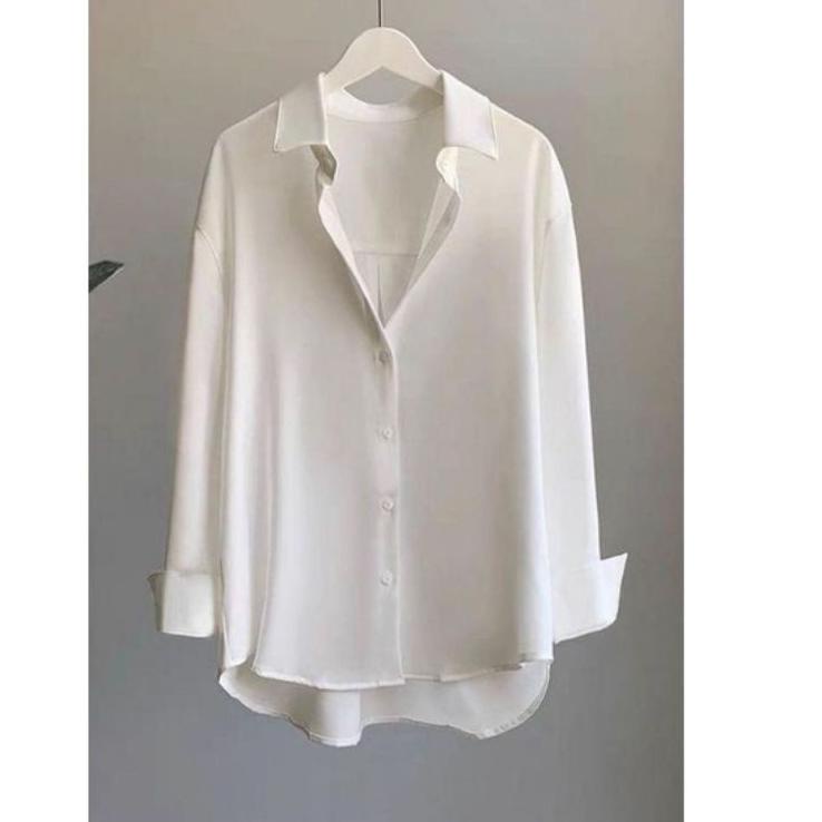 KEMEJA BASIC JUMBO BIG SIZE / KEMEJA KERJA KANTOR KOREA / HEMCLO SIZE S M L XL XXL XXXL XXXXL / KEME