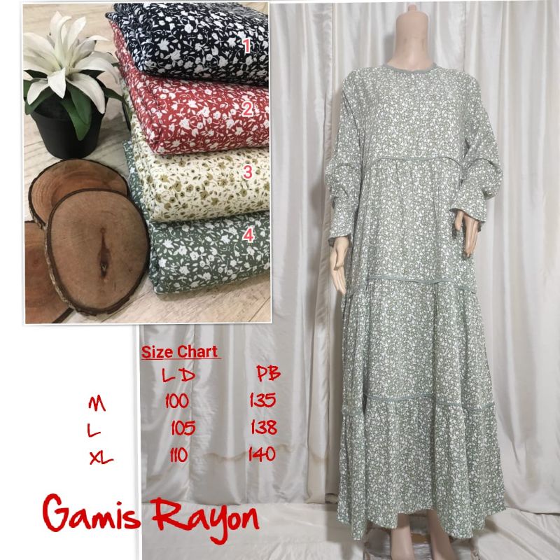 Gamis Rayon LD 100-110