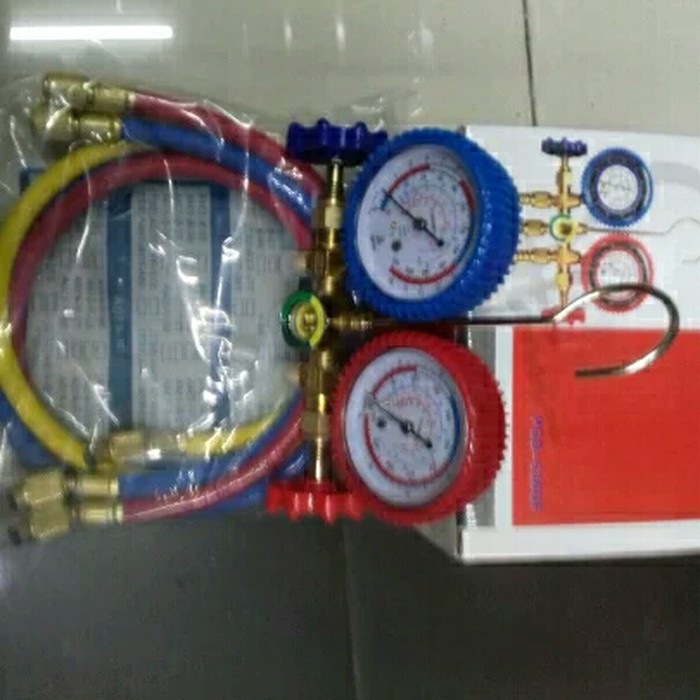 Testing Manifold Double R22 Ac