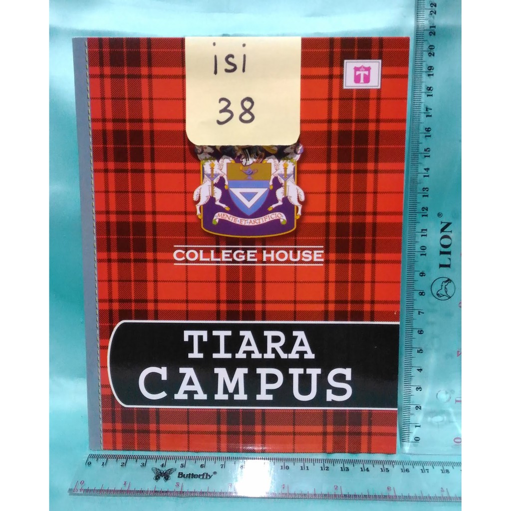 

Buku Tulis isi 38 Merk Tiara Campus 1pcs Ukuran Biasa Bukan Boxy Bagus Murah READY STOCK