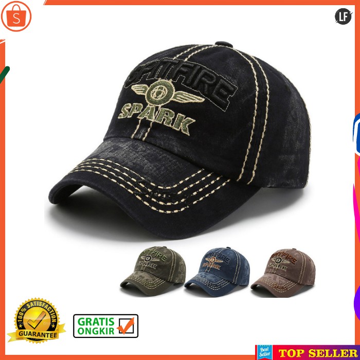 TOPI PRIA DISTRO KEREN BASEBALL CAP FASHION COWOK KOREA IMPORT SNAPBACK HAT TR7