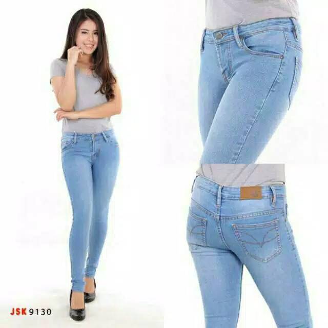 Celana Jeans Panjang JSK Skinny Jeans Wanita