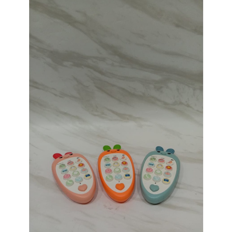 MAINAN BAYI Handphone Baby Rabbit Mobile Phone Baby Telephone Kelinci