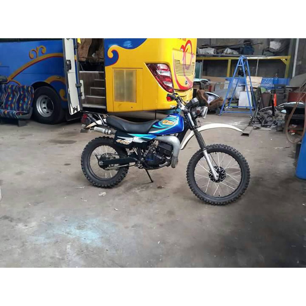 Knalpot Suzuki Ts125 Model Se Handmade Shopee Indonesia