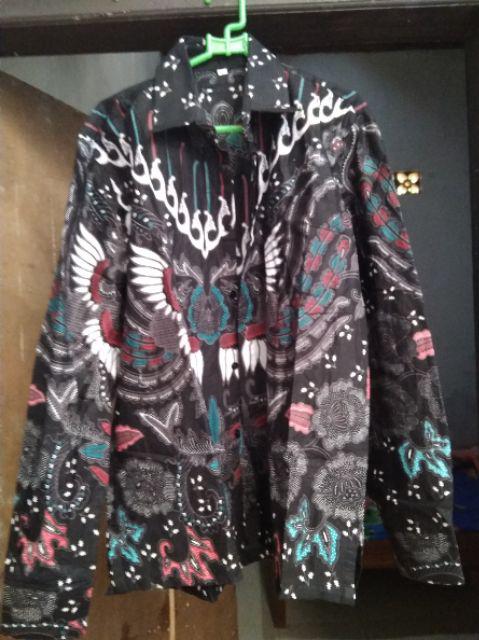 Kemeja Batik Pria Lengan Panjang Size M L Xl Xxl Bswart Batik Hrb026