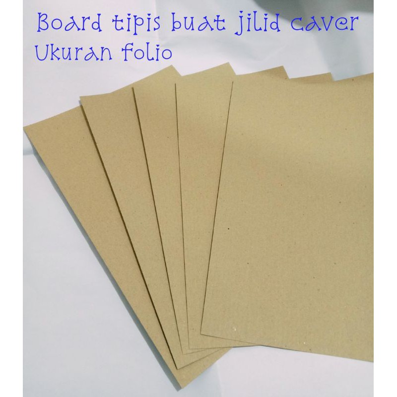 

Yellow board tipis ukuran F4 (Folio) isi 100 lembar