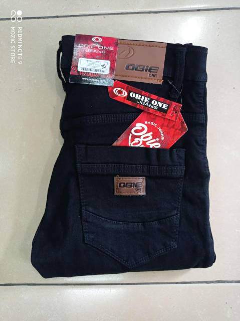 CELANA DENIM HITAM PRIA / CELANA PENSIL HITAM PRIA 27 32