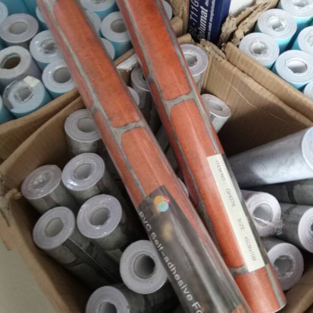 Wallpaper murah bata merah