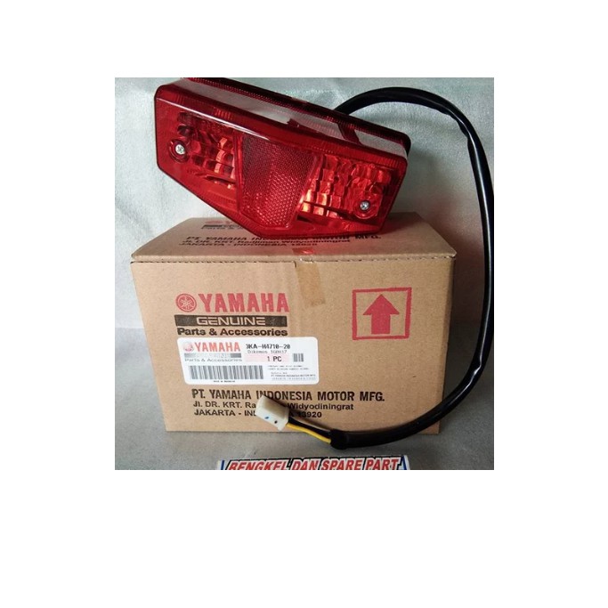 STOP LAMP STOPLAMP ASSY LAMPU STOP BELAKANG RX KING RXKING RXK NEW ORI ORIGINAL YAMAHA YGP ASLI 3KA-H4710-20