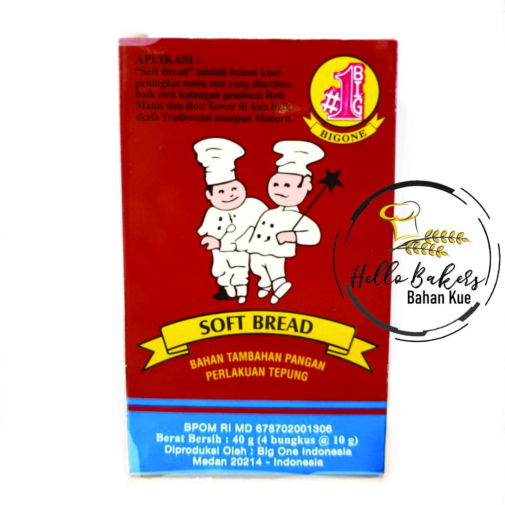 

SOFT BREAD 10GR BIG ONE / PENGEMBANG ADONAN / SOFT BREAD