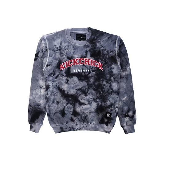 Kickchick Crewneck Sweater Sweatshirt  Tiedye Series Tiedye E08I