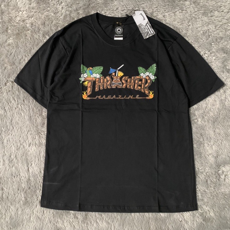 Kaos Tshirt Trasher Surfing Fulltag &amp; Lebel