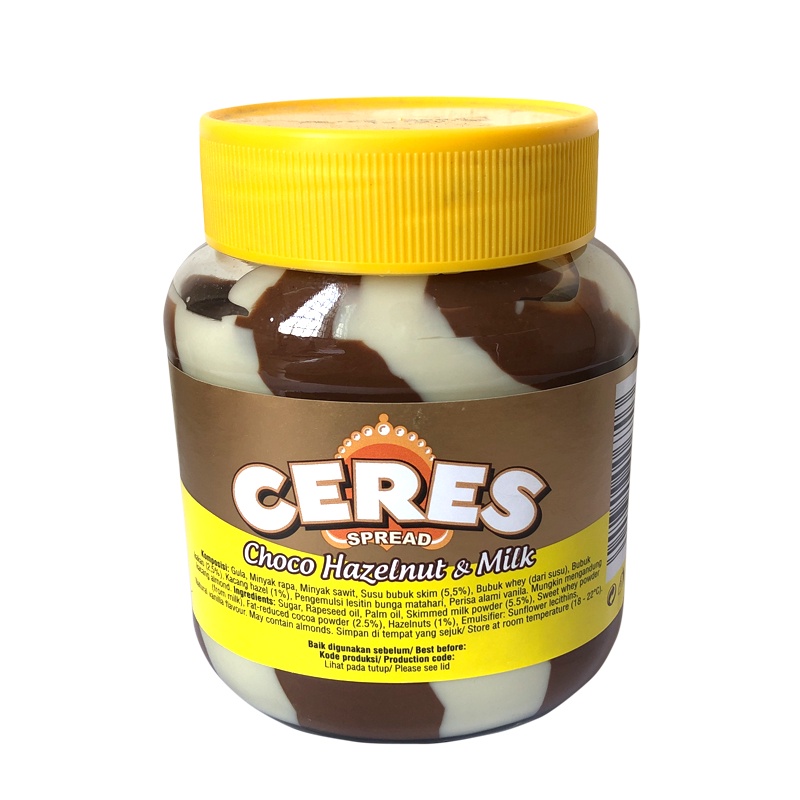 

Ceres Spread Milk Duo Cho&Hzl 350Gr