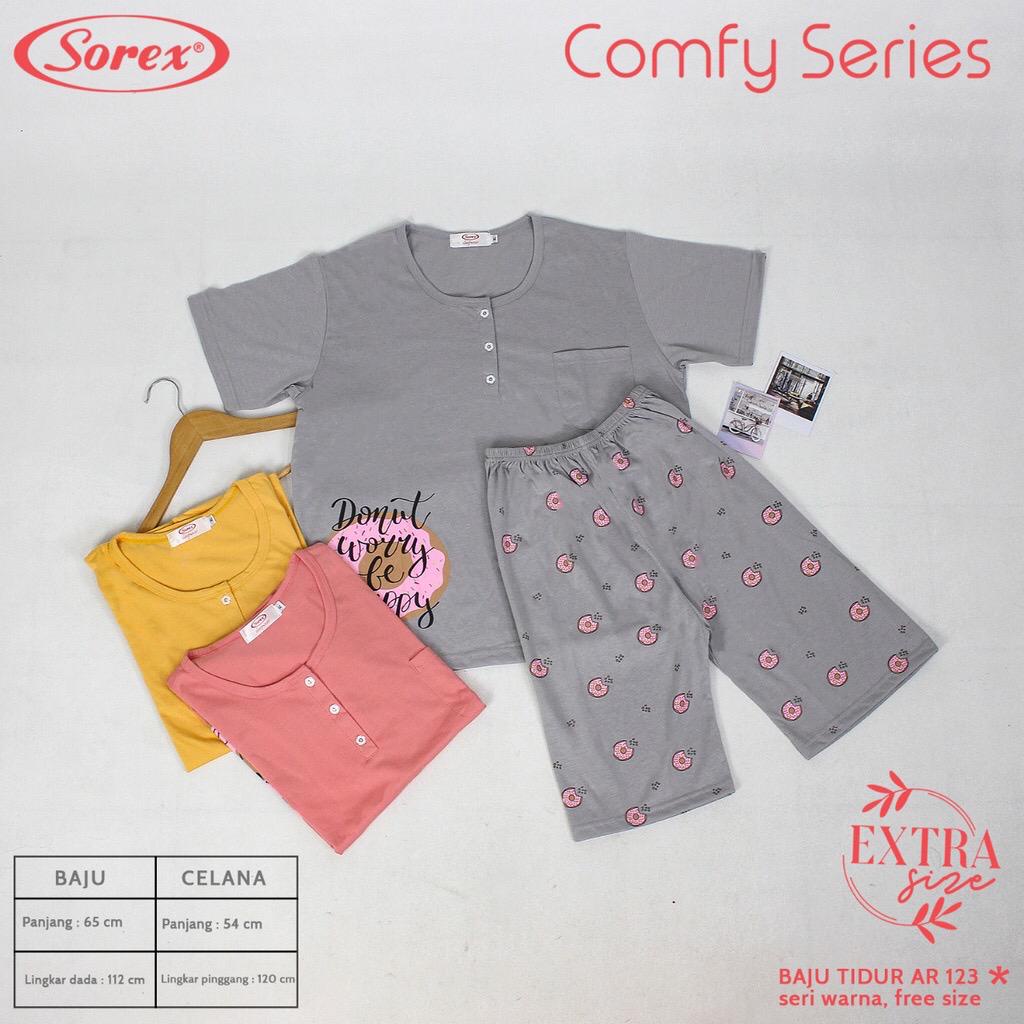 BANYAK JENIS SOREX BAJU TIDUR PIYAMA LENGAN PENDEK DASTER COMFY SERIES CHILL SERIES PAKAIAN WANITA