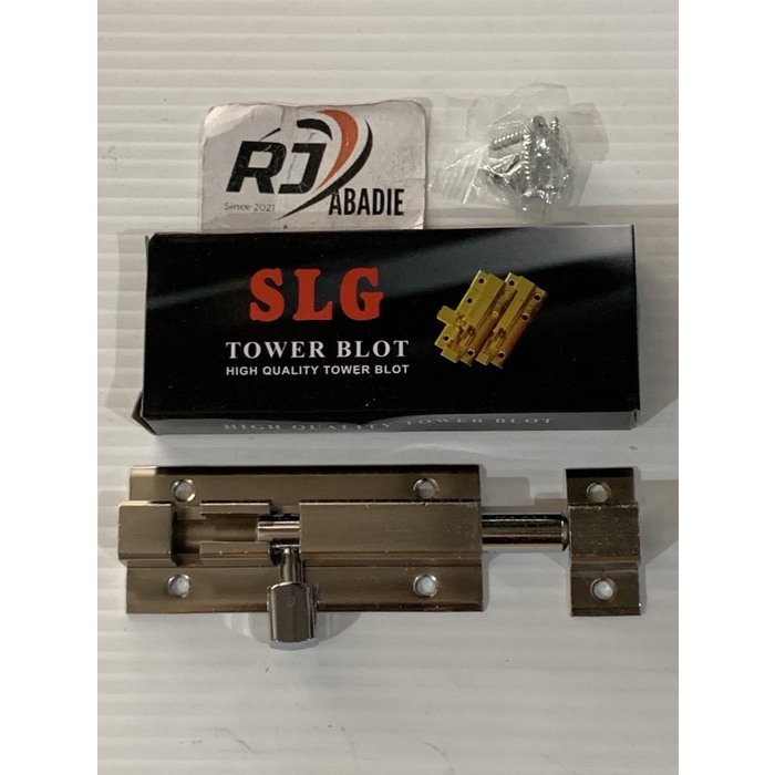 Grendel Kotak Aluminium SLG Soligen Putih SN