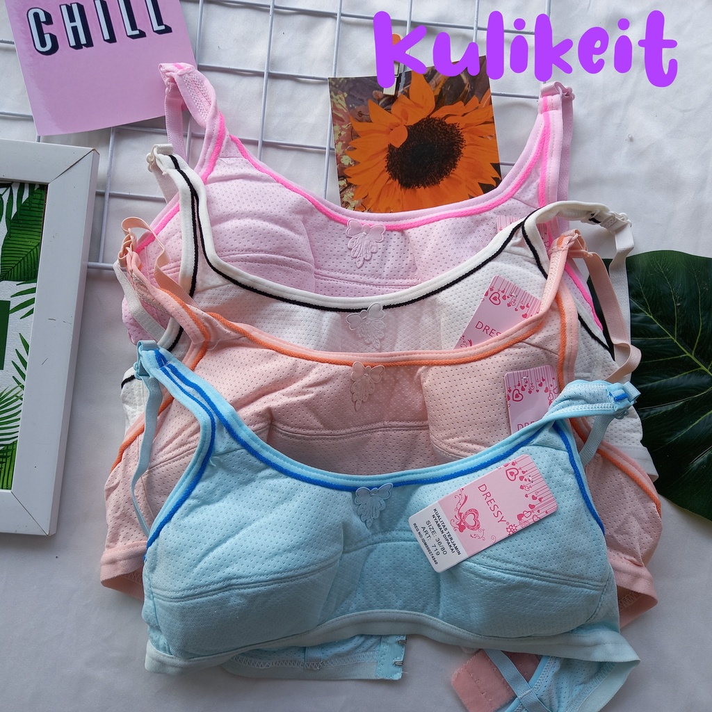 BRA I BH  Sport Bra Anak Remaja Lembut Cup Kecil SMP SMA | BH Training Bra Anak SMP Remaja 32 34 36
