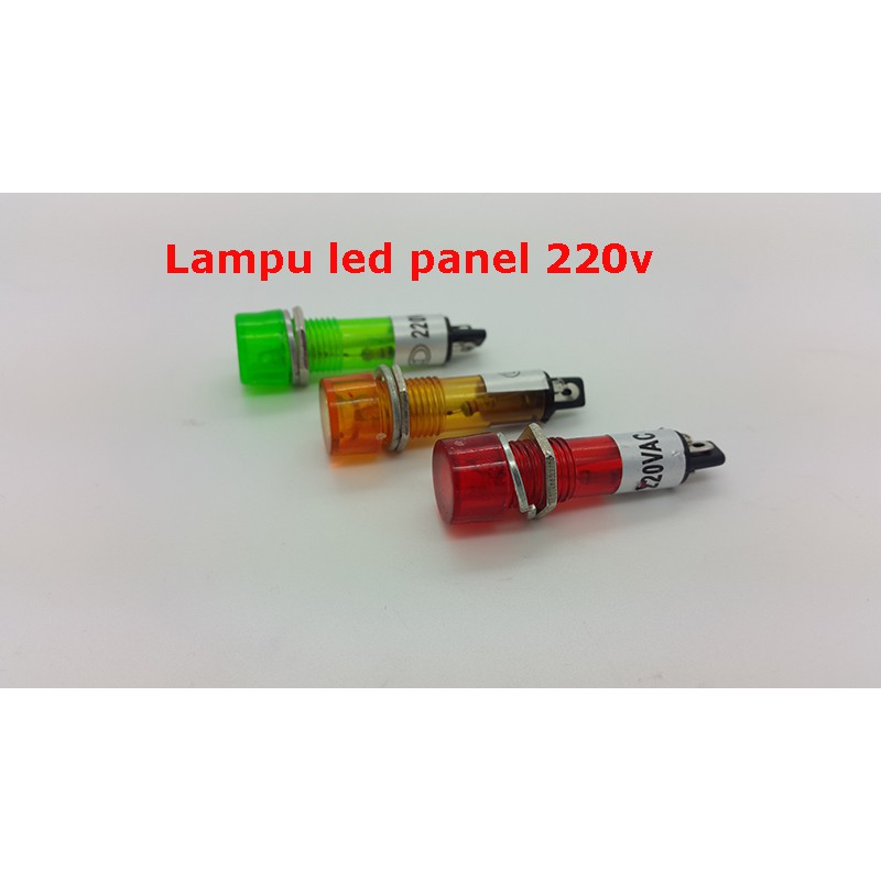 Pilot Lamp Plastic 220 volt AC (Lampu Panel)