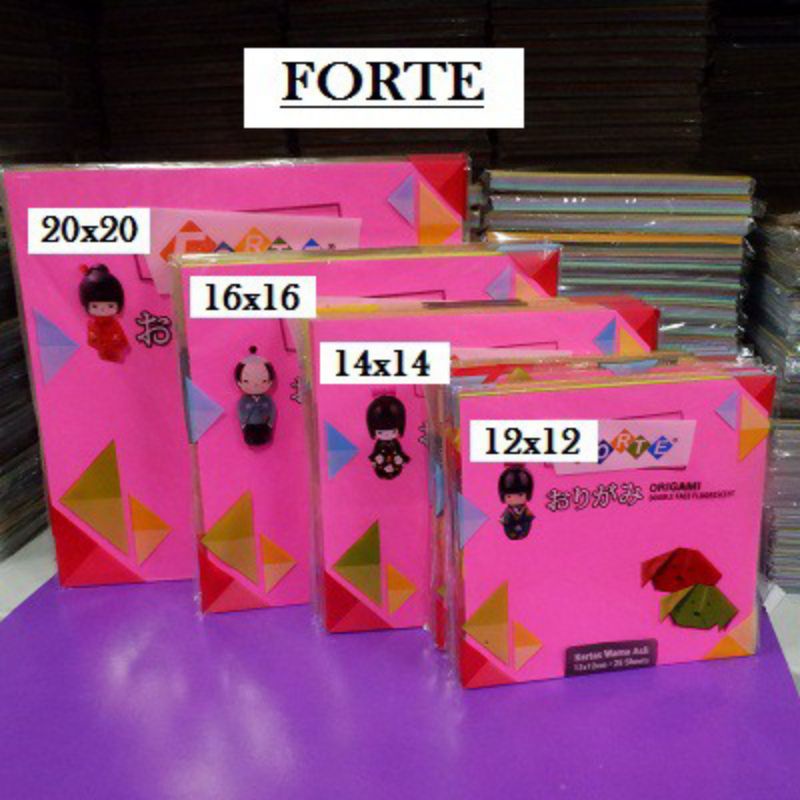 

Kertas Lipat Origami Forte [ ECER ]