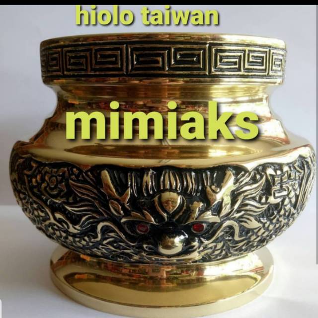 Hio lo Hiolo Kuningan Taiwan 5" tanpa kuping naga