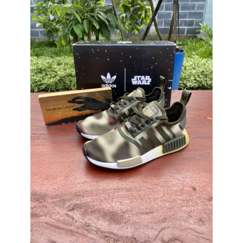 Sepatu Adidas NMD R1 X Star Wars Womens Cargo Brown Original New