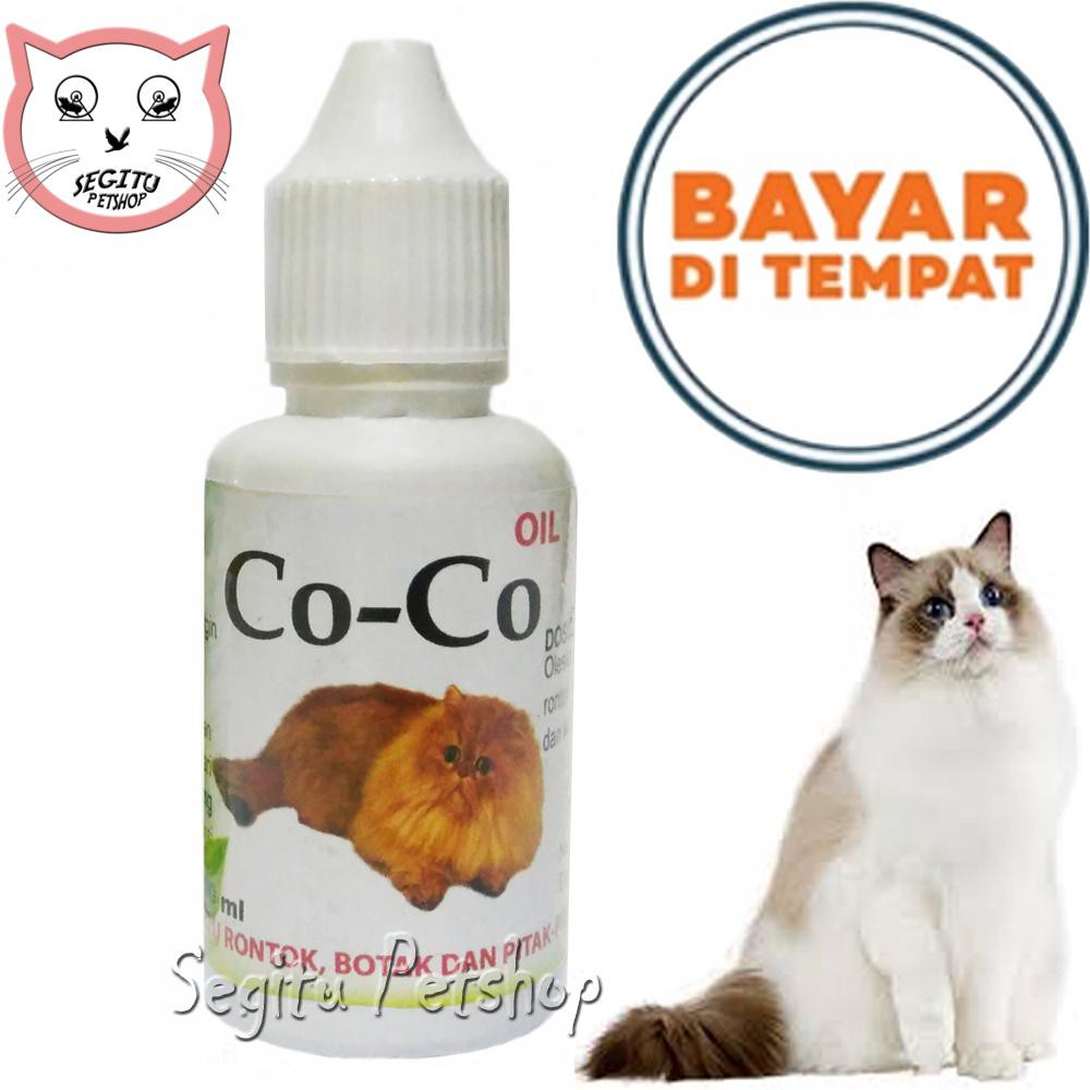 obat vitamin kucing coco oil penumbuh bulu pitak botak kucing  anjing