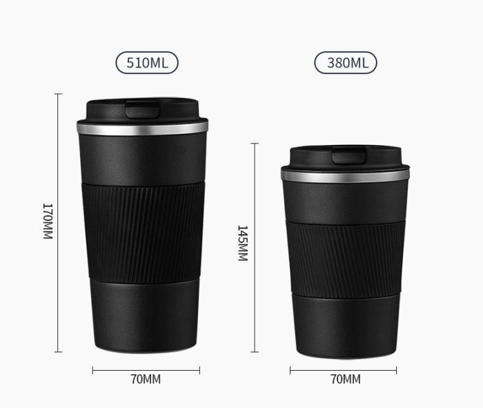 Triple W Coffee Tumbler Vacuum Thermos Kopi Teh Hot Cold Stainless Cup Premium