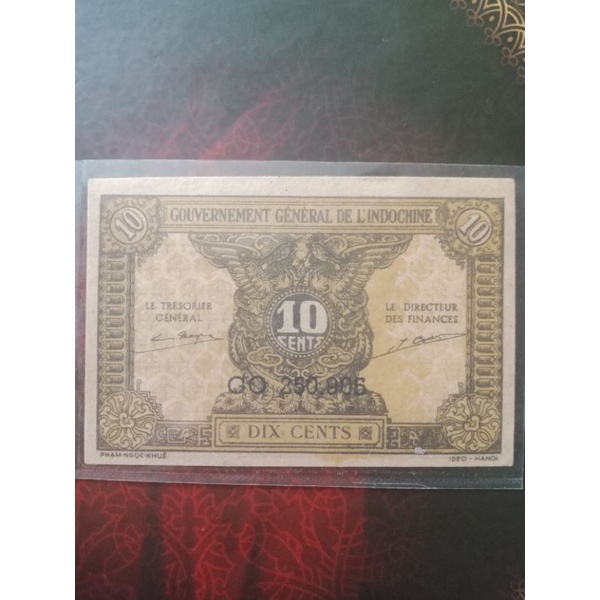 Indochina 10 cent 250905 1942 xf