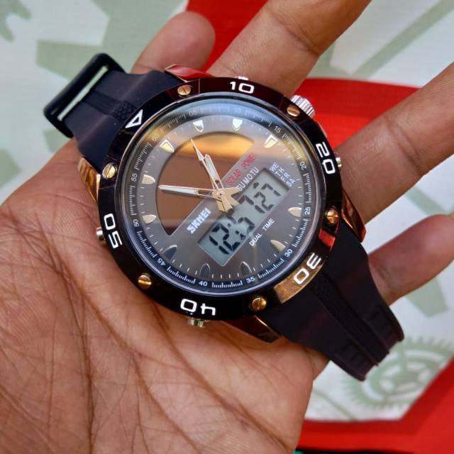 Jam tangan solar lithium skmei original