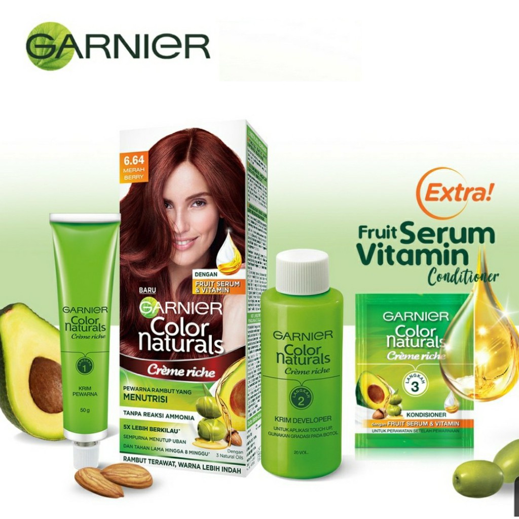 GARNIER Color Naturals 6.64 Merah Berry