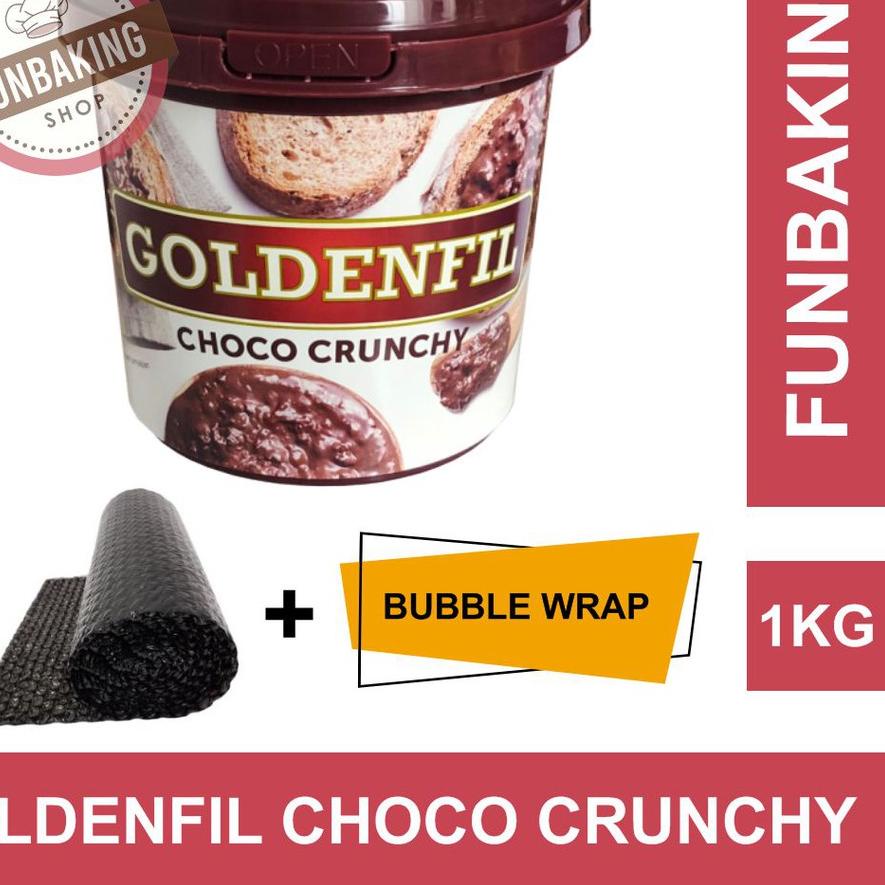 

BAYAR DITEMPAT✔️FunBaking - GOLDENFIL Selai Coklat 1 KG FREE BUBBLE WRAP|RA4